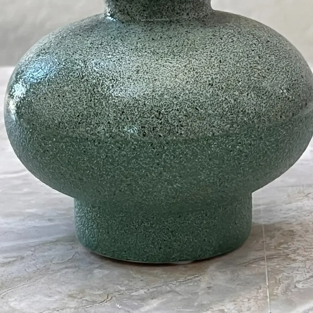 Bloomingville Green Ceramic Candle Holder 7